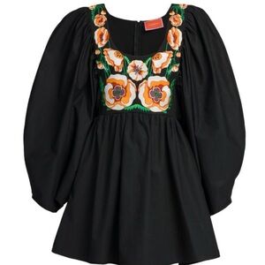 LA DOUBLEJ DOLLY EMBROIDERED DRESS
